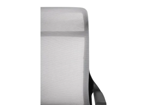 Компьютерное кресло Rino black / light gray 15631 Woodville, чёрный/сетка ткань, ножки/пластик/чёрный, размеры - *1260***660*700 фото 7