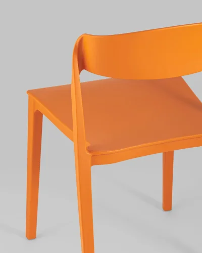 Стул Moris пластик оранжевый УТ000005556 Stool Group, оранжевый/пластик, ножки/пластик/оранжевый, размеры - ***** фото 7