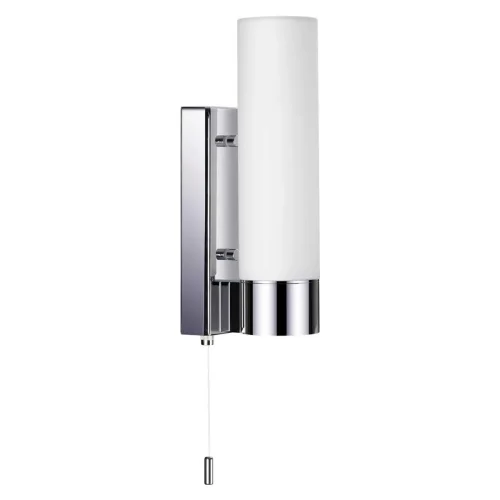 Светильник настенный для ванной TINGI 2660/1W Odeon Light белый на 1 лампа, основание хром в стиле современный 
