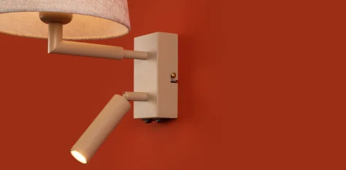 Бра с выключателем Butler FR2057WL-L5BG Freya бежевый на 1 лампу, основание бежевое в стиле классический американский кантри фото 15