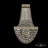 Бра 19322B/H2/20IV GW Bohemia Ivele Crystal прозрачный 2 лампы, основание золотое в стиле классический sp