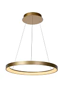 Светильник подвесной LED Vidal 46403/48/02 Lucide матовый золото белый на 1 лампу, основание матовое золото в стиле современный 