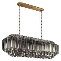 Люстра подвесная Селебрейшн / Celebration 10579/1000R Smoke LOFT IT дымчатая на 14 ламп, основание бронзовое в стиле современный 