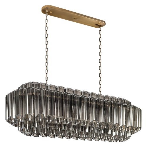 Люстра подвесная Селебрейшн / Celebration 10579/1000R Smoke LOFT IT дымчатая на 14 ламп, основание бронзовое в стиле современный Люстра подвесная Селебрейшн / Celebration 10579/1000R Smoke LOFT IT дымчатая на 14 ламп, основание бронзовое в стиле современный