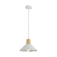 Светильник подвесной Eoliana 8352/1A Lumion белый на 1 лампу, основание белое в стиле скандинавский 