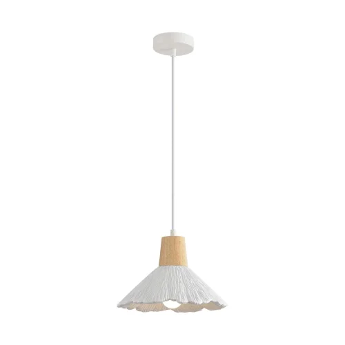 Светильник подвесной Eoliana 8352/1A Lumion белый на 1 лампу, основание белое в стиле скандинавский Светильник подвесной Eoliana 8352/1A Lumion белый на 1 лампу, основание белое в стиле скандинавский