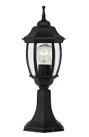 Парковый светильник TIRENO 11834/01/30 Lucide уличный IP44 чёрный 1 лампа, плафон прозрачный в стиле классический E27