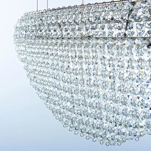 Люстра подвесная / потолочная LED Rimini S505.0.52.A.3000 Arte Perfetto Luce прозрачная на 1 лампа, основание никель в стиле классический  фото 3