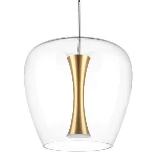Светильник подвесной LED Cupola 804203 Lightstar прозрачный 1 лампа, основание серебряное в стиле арт-деко  фото 5