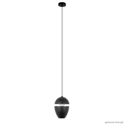 Светильник подвесной LED Viterbo 10336 Black LOFT IT чёрный на 1 лампу, основание чёрное в стиле современный хай-тек 