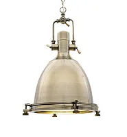 Светильник подвесной лофт Alcantare LDP 707 MD Lumina Deco бронзовый 1 лампа, основание бронзовое в стиле лофт 