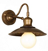 Бра  Magrib 1214-1W Favourite коричневый 1 лампа, основание коричневое в стиле кантри 