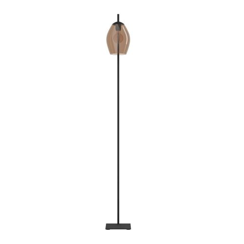 Торшер Estanys 390255 Eglo  коричневый 1 лампа, основание чёрное в стиле современный лофт
 фото 5