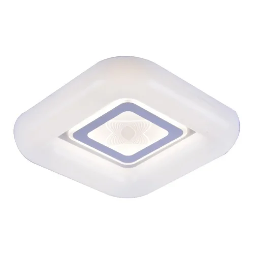 Светильник потолочный LED с пультом 10204/SG LED Escada белый 1 лампа, основание белое в стиле современный квадраты