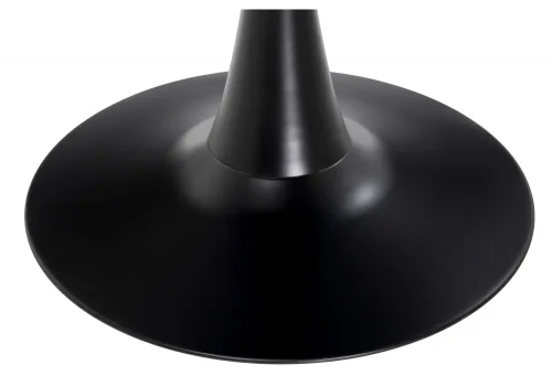 Стол стеклянный Tulip 90 black 11794 Woodville столешница чёрная из стекло фото 4