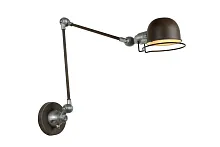 Бра лофт HONORE 45252/11/97 Lucide коричневый 1 лампа, основание коричневое в стиле лофт 