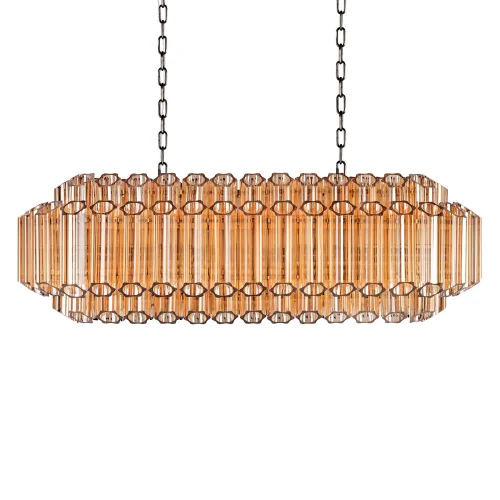 Люстра подвесная Селебрейшн / Celebration 10579/1000R Amber LOFT IT янтарная на 14 ламп, основание бронзовое в стиле современный фото 3