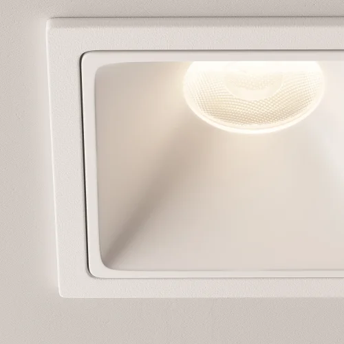 Светильник точечный LED Alfa LED DL043-01-10W4K-SQ-W-1 Maytoni белый на 1 лампу, основание белое в стиле современный хай-тек квадратный фото 13