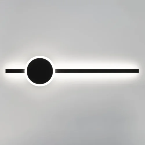 Бра с выключателем LED Стиг CL203311 Citilux чёрный на 1 лампа, основание чёрное в стиле современный хай-тек отражённый свет фото 6