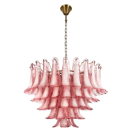 Люстра подвесная Лилу / Lilou 10600/800 Pink LOFT IT розовая на 18 ламп, основание бронзовое в стиле Люстра подвесная Лилу / Lilou 10600/800 Pink LOFT IT розовая на 18 ламп, основание бронзовое в стиле