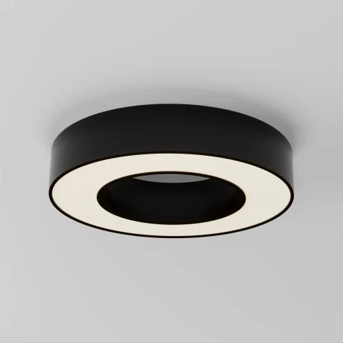 Светильник потолочный LED Lua C093CL-24W3K-B Maytoni белый на 1 лампу, основание чёрное в стиле современный хай-тек фото 3
