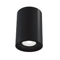 Светильник накладной Alfa C012CL-01B Maytoni чёрный 1 лампа, основание чёрное в стиле современный круглый