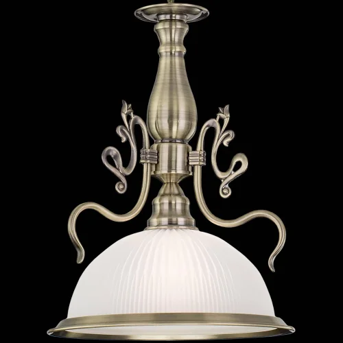 Светильник подвесной Идальго CL434111 Citilux белый 1 лампа, основание бронзовое в стиле классический кантри  фото 4