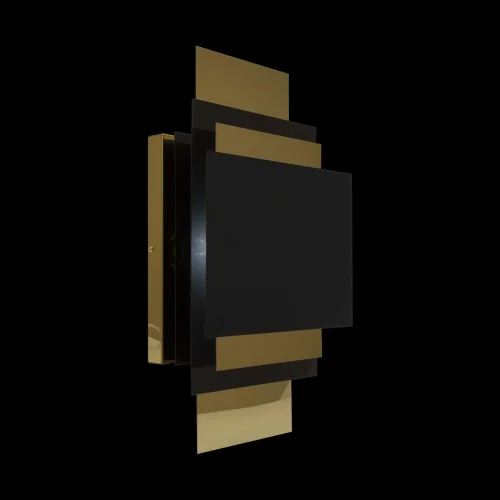 Бра Gerard 10138W LOFT IT чёрный на 1 лампа, основание золотое в стиле современный  фото 5