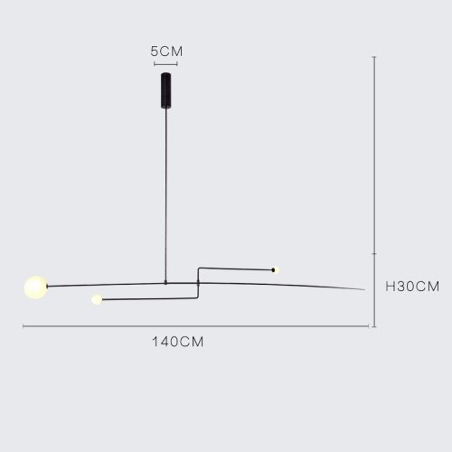 Светильник подвесной LINES F 140821-26 ImperiumLoft белый 3 лампы, основание чёрное в стиле минимализм  фото 4