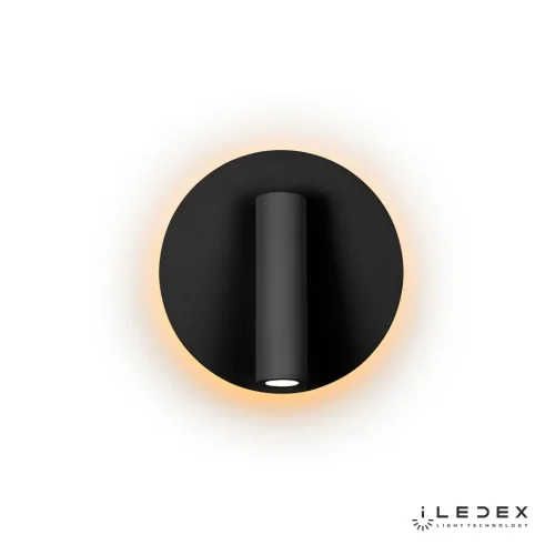 Бра с выключателем LED Tanki ER0569Y BK iLedex чёрный на 1 лампа, основание чёрное в стиле современный хай-тек для чтения фото 2
