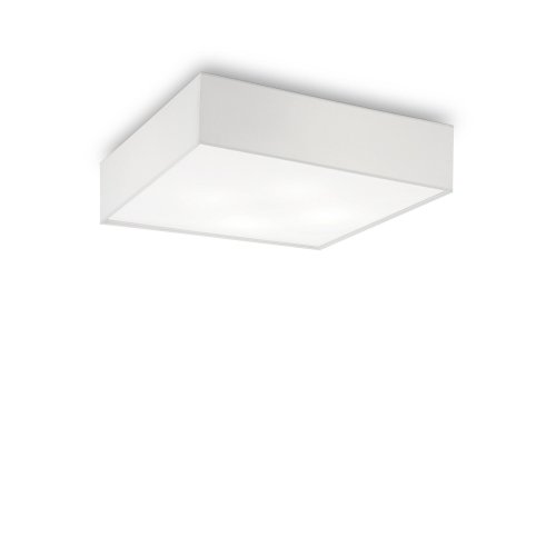 Светильник потолочный RITZ PL4 D60 Ideal Lux белый 4 лампы, основание белое в стиле современный квадраты