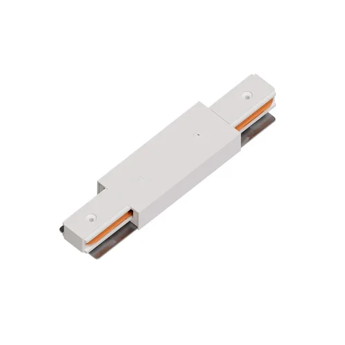 Коннектор-ввод питания прямой для шинопровода Track Accessories A130333P Arte Lamp белый в стиле для светильников серии Track Accessories однофазный