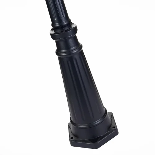 Парковый светильник Sivino SL081.405.02 ST-Luce уличный IP44 чёрный 2 лампы, плафон прозрачный в стиле современный E27 фото 4