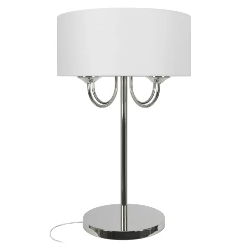Настольная лампа Balance 10416T CR LOFT IT белая на 4 лампы, основание хром металл в стиле современный кантри фото 3