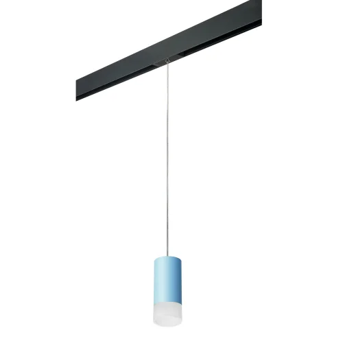 Светильник для 1-фазного трека PRORP43531 Rullo PRO Lightstar голубой для шинопроводов серии Rullo PRO чёрный
