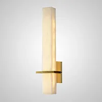 Настенный светильник GLEE B 208984-23 ImperiumLoft белый на 1 лампу, основание латунь в стиле современный 