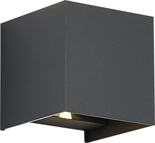 Настенный светильник LED уличный Brik SL9513.701.01 ST-Luce уличный IP65 серый на 1 лампу, плафон серый в стиле хай-тек современный LED фото 3