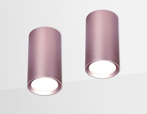 Светильник накладной TN220 Ambrella light фиолетовый 1 лампа, основание фиолетовое в стиле современный круглый фото 4