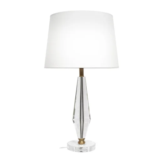 Настольная лампа Сrystal 10274 LOFT IT белая 1 лампа, основание прозрачное хрусталь в стиле классический 