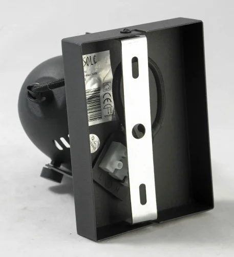 Спот с 1 лампой лофт Montgomery GRLSP-9505 Lussole чёрный GU10 в стиле лофт  фото 5