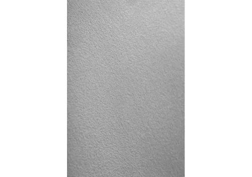 Стул на металлокаркасе Корсе светло-серый/ черный глянец 494366 Woodville, серый/велюр, ножки/металл/чёрный, размеры - ****460*600 фото 6