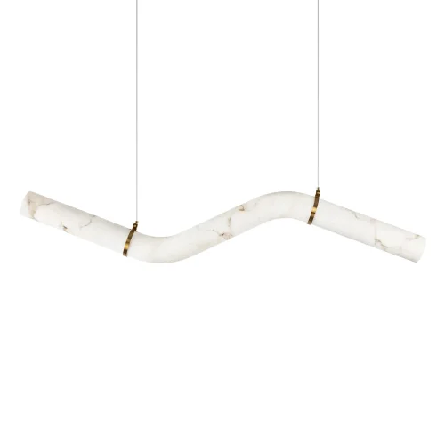 Светильник подвесной ЛЕД Либерти / Liberty acrylic 10551B LOFT IT бежевый на 1 лампу, основание бронзовое в стиле современный фото 3