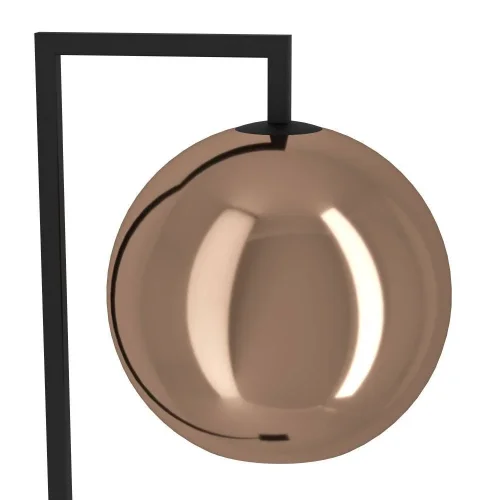 Торшер Cordoba 390253 Eglo  янтарный 1 лампа, основание чёрное в стиле современный лофт
 фото 3