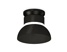 Светильник накладной XS8102051 Ambrella light чёрный 1 лампа, основание чёрное в стиле современный хай-тек круглый