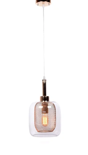 Светильник подвесной Бесса (Bessa) LDP 11337 GD Lumina Deco прозрачный золотой на 1 лампу, основание золотое в стиле современный лофт фото 3 Светильник подвесной Бесса (Bessa) LDP 11337 GD Lumina Deco прозрачный золотой на 1 лампу, основание золотое в стиле современный лофт фото 3