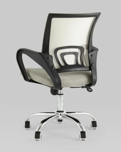 Кресло офисное TopChairs Simple New, серый УТ000037108 Stool Group, серый/ткань, ножки/металл/хром, размеры - 520*1020***560*530 фото 5