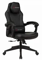 Кресло игровое Zombie Defender черный/карбон эко.кожа УТ000036636 Stool Group, чёрный/экокожа, ножки/пластик/чёрный, размеры - *****