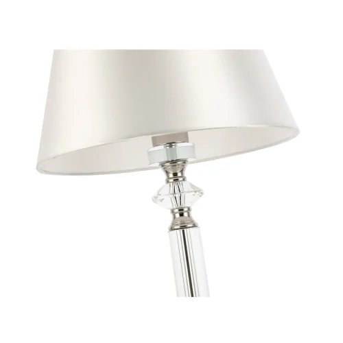 Настольная лампа Viore SL1755.154.01 ST-Luce белая 1 лампа, основание никель стекло металл в стиле классический  фото 3
