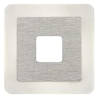 Бра LED SOL 5124 Mantra Tek белый на 1 лампу, основание матовое хром в стиле современный хай-тек минимализм 