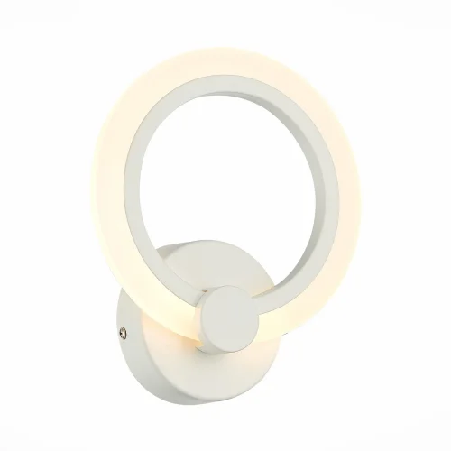 Бра LED Cerina SLE500551-01 Evoled белый на 1 лампа, основание белое в стиле хай-тек современный кольца